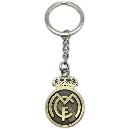 ZONREX Porte-clés métallique de luxe Real Madrid CF | Porte-
