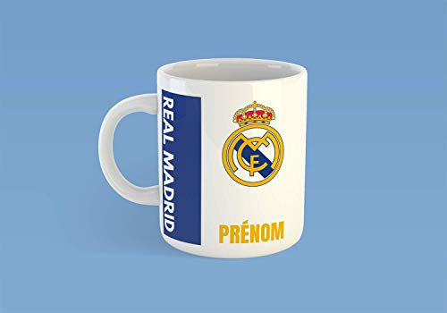 Mug tasse personnalisé Real Madrid et prénom - Cadeau person