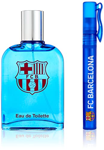 FCB Set Barcelona Eau de Toilette Spray 100 ml, 3 Pièces