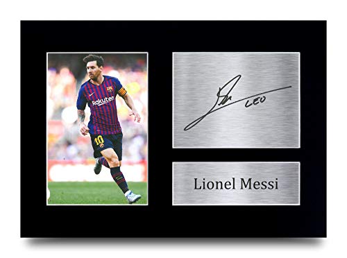 HWC Trading A4 Lionel Messi Barcelona Cadeaux imprimés photo