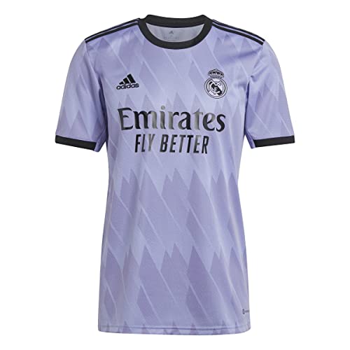 Real Madrid H18489 Reale A T-Shirt Mens Light Purple L