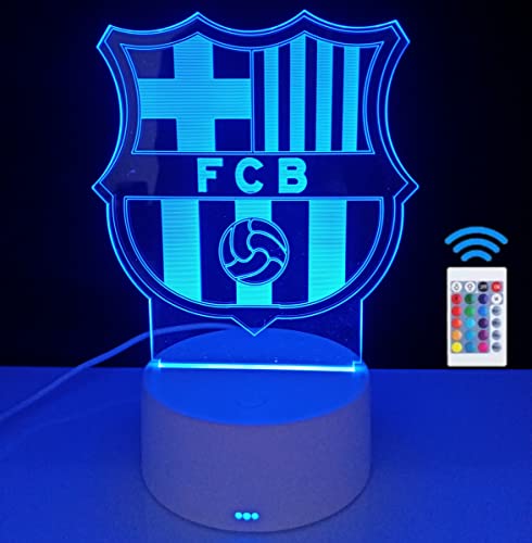 famvacor Lampe Led décorative table de chevet Barcelone Lamp