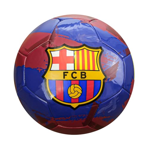 Icon Sports FC Barcelona Ballon de Football Bleu Marine Tail