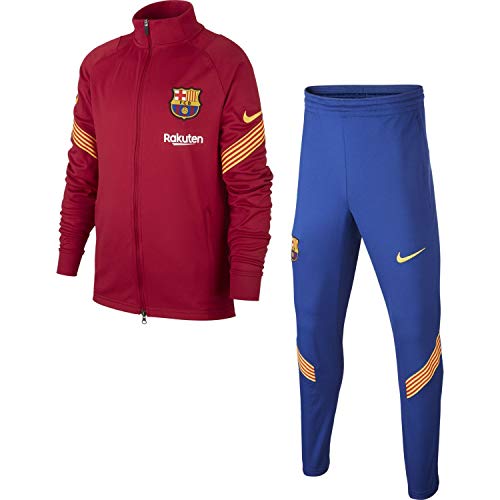 Nike F.C; Barcelona, Survêtement garçons, Noble Red/Noble Re