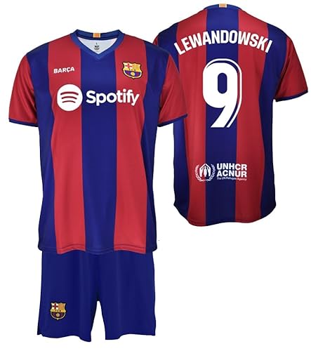 Futbol Club Barcelona T-shirt et pantalon - Lewandowski 9 - 