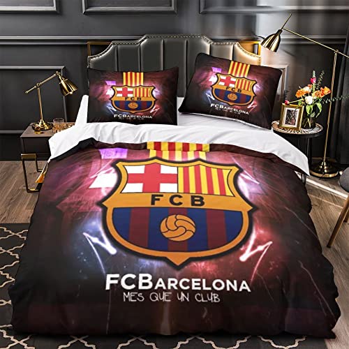 Parure de lit FC Barcelone Housse de Couette décor de Chambr