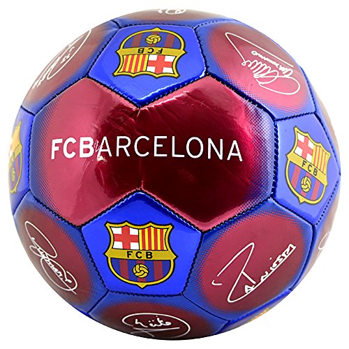 F.C. Barcelone Ballon de Football Motif signatures